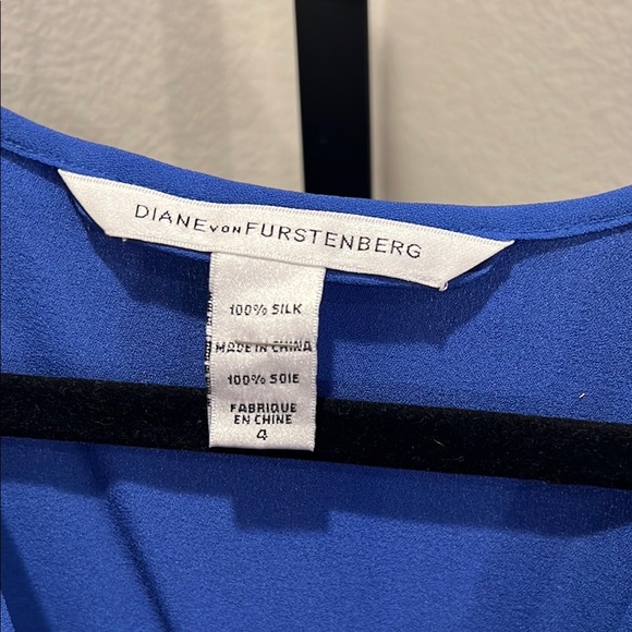 Diane Von Furstenberg Royal Blue Silk Dress - Picture 2 of 5